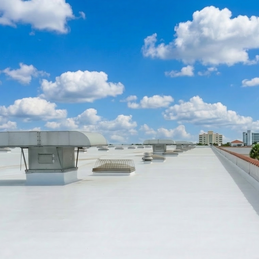 SpenceZeta_Construction_Roofing_Commercial Commercial membrane roof