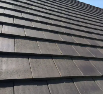 Softwash cleaning clay tile roof South Florida
